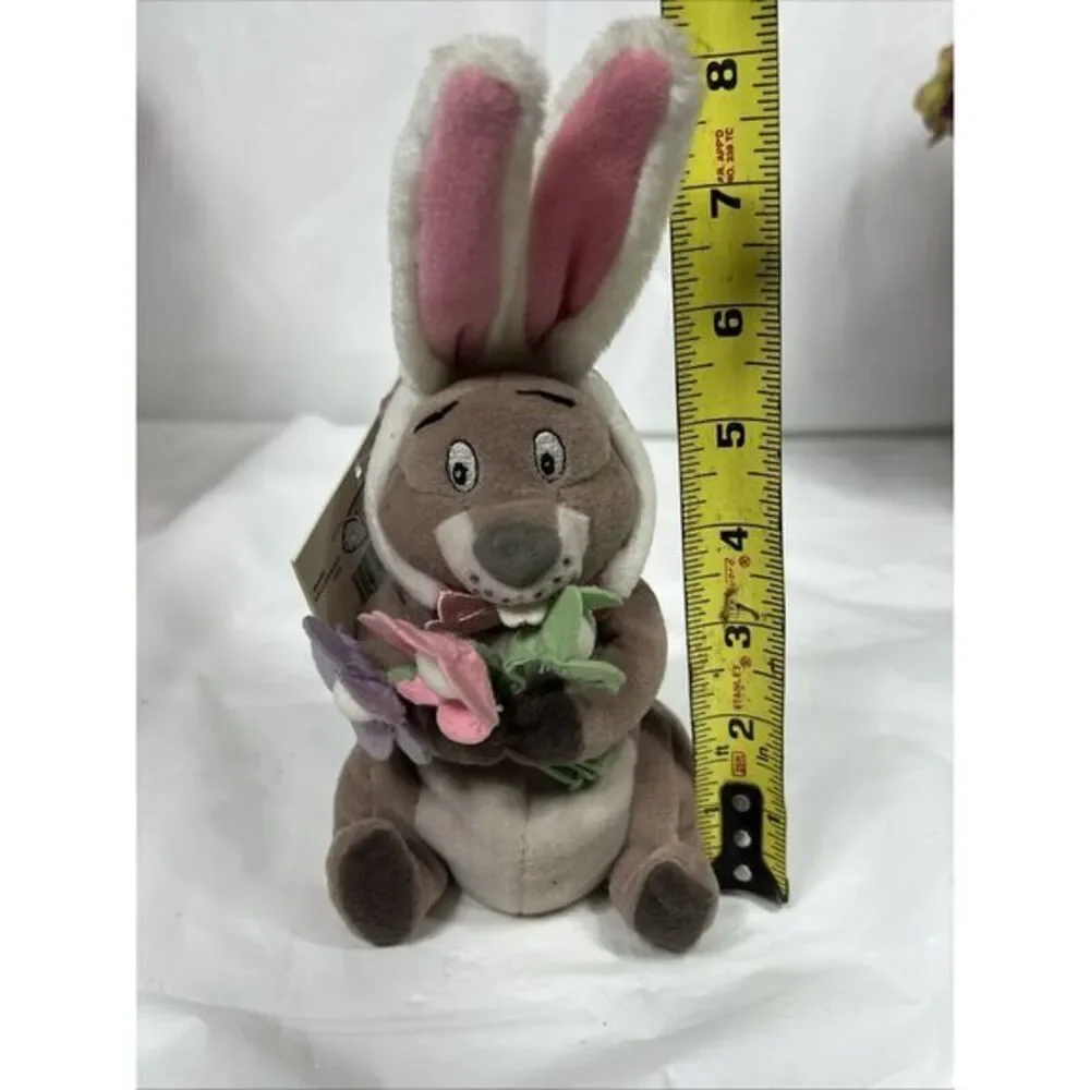Disney Store‎ Mini Bean Bag Easter Bunny Gopher Plush 7
